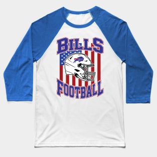 Retro Bills Football Baseball T-Shirt